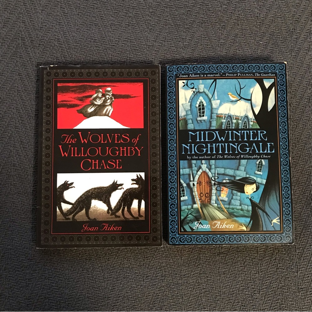 Vintage Joan Aiken The Wolves of Willoughby Chase Midwinter Nightingale Gothic